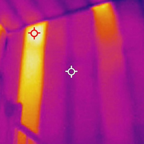 Building insulation inspection example